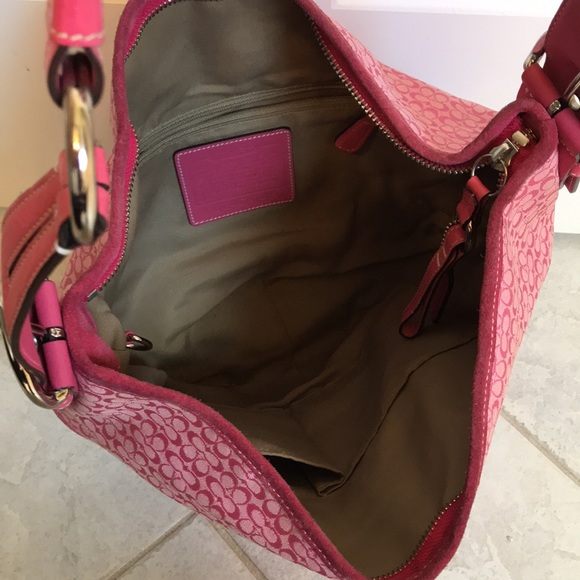 Coach pink purse. Real Coach brand. - Picture 5 of 14